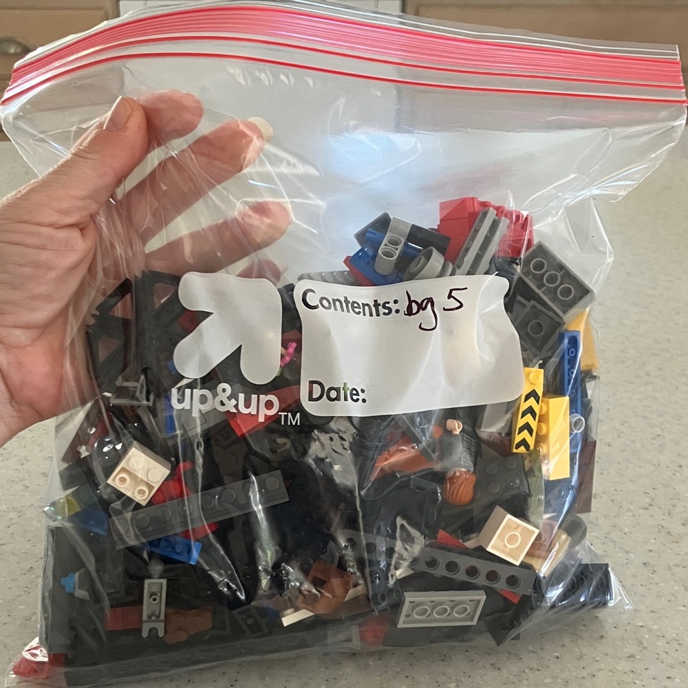 Lego Lot - Gallon Bag Building Bricks Assorted Pieces & Sets 5